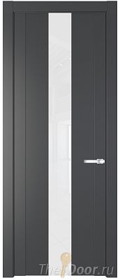 Дверь Profil Doors 1.9P цвет Графит стекло Lacobel лак Классик Дверь Profil Doors 1.9P цвет Графит стекло Lacobel лак Классик