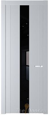 Дверь Profil Doors 1.9P цвет Лайт Грей стекло Lacobel Черный Лак