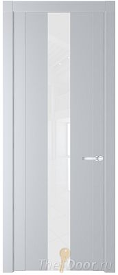 Дверь Profil Doors 1.9P цвет Лайт Грей стекло Lacobel лак Классик Дверь Profil Doors 1.9P цвет Лайт Грей стекло Lacobel лак Классик