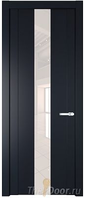 Дверь Profil Doors 1.9P цвет Нэви Блу стекло Lacobel Перламутровый Лак Дверь Profil Doors 1.9P цвет Нэви Блу стекло Lacobel Перламутровый Лак