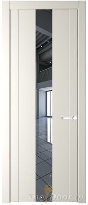 Дверь Profil Doors 1.9P цвет Перламутровый Белый стекло Зеркало Дверь Profil Doors 1.9P цвет Перламутровый Белый стекло Зеркало