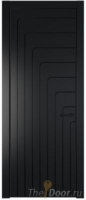 Дверь Profil Doors 10PA цвет Блэк цвет профиля Черный матовый RAL9005