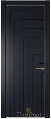 Дверь Profil Doors 10PA цвет Нэви Блу (RAL 7016) цвет профиля Шампань Дверь Profil Doors 10PA цвет Нэви Блу (RAL 7016) цвет профиля Шампань