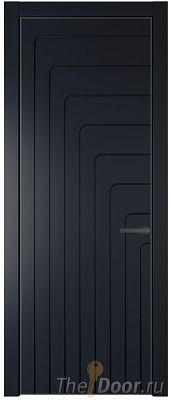 Дверь Profil Doors 10PA цвет Нэви Блу (RAL 7016) цвет профиля Серая ночь Дверь Profil Doors 10PA цвет Нэви Блу (RAL 7016) цвет профиля Серая ночь