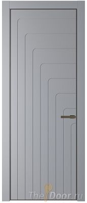 Дверь Profil Doors 10PA цвет Смоки (RAL 870-02) цвет профиля Деорэ