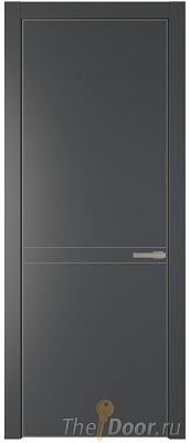 Дверь Profil Doors 11PA цвет Графит (Pantone 425С) цвет профиля Никель матовый Дверь Profil Doors 11PA цвет Графит (Pantone 425С) цвет профиля Никель матовый