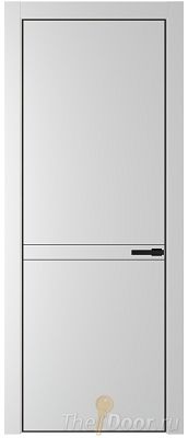 Дверь Profil Doors 11PA цвет Крем Вайт (RAL 120-02) цвет профиля Черный матовый RAL9005