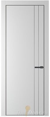 Дверь Profil Doors 12PA цвет Крем Вайт (RAL 120-02) цвет профиля Серая ночь