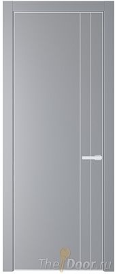 Дверь Profil Doors 12PA цвет Смоки (RAL 870-02) цвет профиля Белый матовый RAL9003 Дверь Profil Doors 12PA цвет Смоки (RAL 870-02) цвет профиля Белый матовый RAL9003