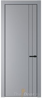 Дверь Profil Doors 12PA цвет Смоки (RAL 870-02) цвет профиля Черный матовый RAL9005 Дверь Profil Doors 12PA цвет Смоки (RAL 870-02) цвет профиля Черный матовый RAL9005
