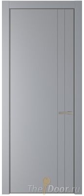 Дверь Profil Doors 12PA цвет Смоки (RAL 870-02) цвет профиля Никель матовый Дверь Profil Doors 12PA цвет Смоки (RAL 870-02) цвет профиля Никель матовый
