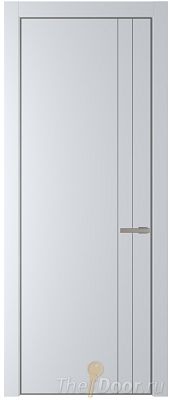 Дверь Profil Doors 12PA цвет Вайт (RAL 110 96 02) цвет профиля Никель матовый Дверь Profil Doors 12PA цвет Вайт (RAL 110 96 02) цвет профиля Никель матовый