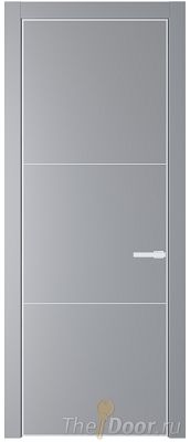 Дверь Profil Doors 13PA цвет Смоки (RAL 870-02) цвет профиля Белый матовый RAL9003 Дверь Profil Doors 13PA цвет Смоки (RAL 870-02) цвет профиля Белый матовый RAL9003