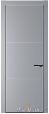 Дверь Profil Doors 13PA цвет Смоки (RAL 870-02) цвет профиля Черный матовый RAL9005 Дверь Profil Doors 13PA цвет Смоки (RAL 870-02) цвет профиля Черный матовый RAL9005
