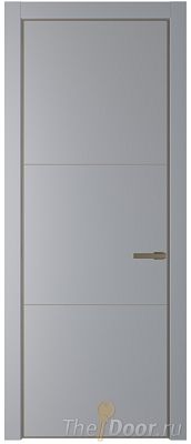 Дверь Profil Doors 13PA цвет Смоки (RAL 870-02) цвет профиля Шампань Дверь Profil Doors 13PA цвет Смоки (RAL 870-02) цвет профиля Шампань