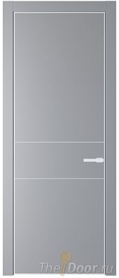 Дверь Profil Doors 14PA цвет Смоки (RAL 870-02) цвет профиля Белый матовый RAL9003 Дверь Profil Doors 14PA цвет Смоки (RAL 870-02) цвет профиля Белый матовый RAL9003