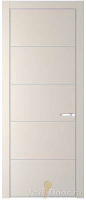 Дверь Profil Doors 15PA цвет Кремовая Магнолия (RAL 120-04) цвет профиля Серебро Дверь Profil Doors 15PA цвет Кремовая Магнолия (RAL 120-04) цвет профиля Серебро