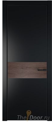 Дверь Profil Doors 17PA цвет Блэк цвет профиля Черный матовый RAL9005 вставка Дуб Тобакко Дверь Profil Doors 17PA цвет Блэк цвет профиля Черный матовый RAL9005 вставка Дуб Тобакко