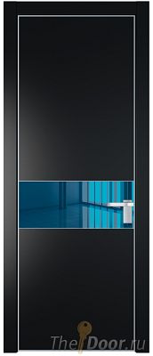 Дверь Profil Doors 17PA цвет Блэк стекло Зеркало Blue цвет профиля Серебро Дверь Profil Doors 17PA цвет Блэк стекло Зеркало Blue цвет профиля Серебро