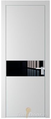 Дверь Profil Doors 17PA цвет Крем Вайт (RAL 120-02) стекло Lacobel Черный лак цвет профиля Серебро Дверь Profil Doors 17PA цвет Крем Вайт (RAL 120-02) стекло Lacobel Черный лак цвет профиля Серебро