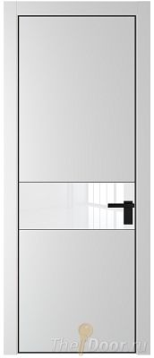 Дверь Profil Doors 17PA цвет Крем Вайт (RAL 120-02) стекло Lacobel лак Классик цвет профиля Черный матовый RAL9005 Дверь Profil Doors 17PA цвет Крем Вайт (RAL 120-02) стекло Lacobel лак Классик цвет профиля Черный матовый RAL9005