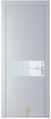Дверь Profil Doors 17PA цвет Лайт Грей (RAL 870-01) стекло Lacobel Белый лак цвет профиля Серебро Дверь Profil Doors 17PA цвет Лайт Грей (RAL 870-01) стекло Lacobel Белый лак цвет профиля Серебро