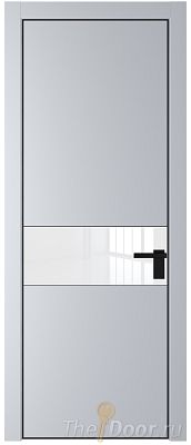 Дверь Profil Doors 17PA цвет Лайт Грей (RAL 870-01) стекло Lacobel лак Классик цвет профиля Черный матовый RAL9005 Дверь Profil Doors 17PA цвет Лайт Грей (RAL 870-01) стекло Lacobel лак Классик цвет профиля Черный матовый RAL9005