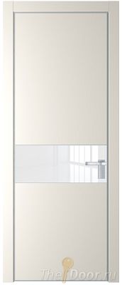 Дверь Profil Doors 17PA цвет Перламутр белый стекло Lacobel лак Классик цвет профиля Серебро Дверь Profil Doors 17PA цвет Перламутр белый стекло Lacobel лак Классик цвет профиля Серебро
