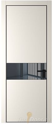 Дверь Profil Doors 17PA цвет Перламутр белый стекло Зеркало Grey цвет профиля Черный матовый RAL9005 Дверь Profil Doors 17PA цвет Перламутр белый стекло Зеркало Grey цвет профиля Черный матовый RAL9005