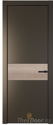 Дверь Profil Doors 17PA цвет Перламутр бронза цвет профиля Черный матовый RAL9005 вставка Дуб Сонома Дверь Profil Doors 17PA цвет Перламутр бронза цвет профиля Черный матовый RAL9005 вставка Дуб Сонома