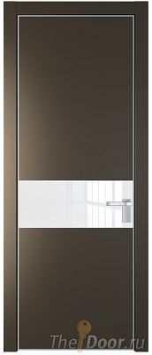 Дверь Profil Doors 17PA цвет Перламутр бронза стекло Lacobel лак Классик цвет профиля Серебро Дверь Profil Doors 17PA цвет Перламутр бронза стекло Lacobel лак Классик цвет профиля Серебро