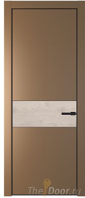 Дверь Profil Doors 17PA цвет Перламутр золото цвет профиля Черный матовый RAL9005 вставка Каштан Светлый Дверь Profil Doors 17PA цвет Перламутр золото цвет профиля Черный матовый RAL9005 вставка Каштан Светлый