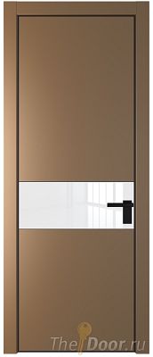 Дверь Profil Doors 17PA цвет Перламутр золото стекло Lacobel лак Классик цвет профиля Черный матовый RAL9005 Дверь Profil Doors 17PA цвет Перламутр золото стекло Lacobel лак Классик цвет профиля Черный матовый RAL9005