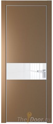 Дверь Profil Doors 17PA цвет Перламутр золото стекло Lacobel лак Классик цвет профиля Серебро Дверь Profil Doors 17PA цвет Перламутр золото стекло Lacobel лак Классик цвет профиля Серебро