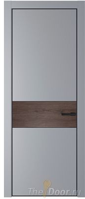 Дверь Profil Doors 17PA цвет Смоки (RAL 870-02) цвет профиля Черный матовый RAL9005 вставка Дуб Тобакко Дверь Profil Doors 17PA цвет Смоки (RAL 870-02) цвет профиля Черный матовый RAL9005 вставка Дуб Тобакко