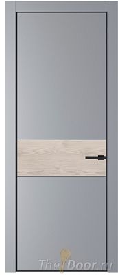 Дверь Profil Doors 17PA цвет Смоки (RAL 870-02) цвет профиля Черный матовый RAL9005 вставка Каштан Светлый Дверь Profil Doors 17PA цвет Смоки (RAL 870-02) цвет профиля Черный матовый RAL9005 вставка Каштан Светлый