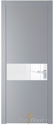 Дверь Profil Doors 17PA цвет Смоки (RAL 870-02) стекло Lacobel лак Классик цвет профиля Серебро Дверь Profil Doors 17PA цвет Смоки (RAL 870-02) стекло Lacobel лак Классик цвет профиля Серебро