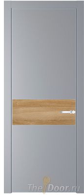 Дверь Profil Doors 17PA цвет Смоки (RAL 870-02) цвет профиля Серебро вставка Дуб Карамель Дверь Profil Doors 17PA цвет Смоки (RAL 870-02) цвет профиля Серебро вставка Дуб Карамель