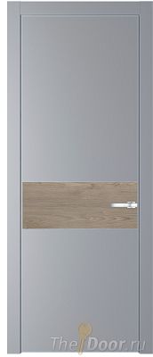 Дверь Profil Doors 17PA цвет Смоки (RAL 870-02) цвет профиля Серебро вставка Каштан Темный Дверь Profil Doors 17PA цвет Смоки (RAL 870-02) цвет профиля Серебро вставка Каштан Темный