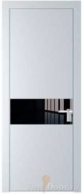 Дверь Profil Doors 17PA цвет Вайт (RAL 110 96 02) стекло Lacobel Черный лак цвет профиля Серебро Дверь Profil Doors 17PA цвет Вайт (RAL 110 96 02) стекло Lacobel Черный лак цвет профиля Серебро