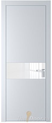 Дверь Profil Doors 17PA цвет Вайт (RAL 110 96 02) стекло Lacobel лак Классик цвет профиля Серебро Дверь Profil Doors 17PA цвет Вайт (RAL 110 96 02) стекло Lacobel лак Классик цвет профиля Серебро