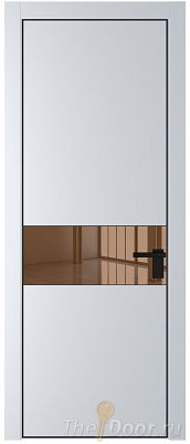 Дверь Profil Doors 17PA цвет Вайт (RAL 110 96 02) стекло Зеркало Bronza цвет профиля Черный матовый RAL9005 Дверь Profil Doors 17PA цвет Вайт (RAL 110 96 02) стекло Зеркало Bronza цвет профиля Черный матовый RAL9005