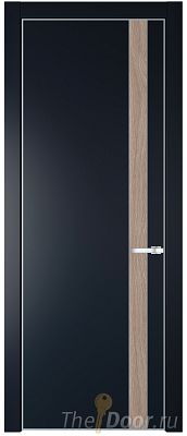 Дверь Profil Doors 18PA цвет Нэви Блу (RAL 7016) цвет профиля Серебро вставка Дуб Сонома Дверь Profil Doors 18PA цвет Нэви Блу (RAL 7016) цвет профиля Серебро вставка Дуб Сонома