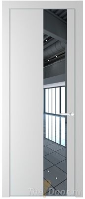 Дверь Profil Doors 19PA цвет Крем Вайт (RAL 120-02) стекло Зеркало цвет профиля Серебро Дверь Profil Doors 19PA цвет Крем Вайт (RAL 120-02) стекло Зеркало цвет профиля Серебро