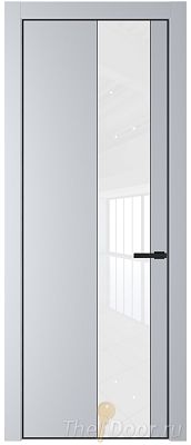 Дверь Profil Doors 19PA цвет Лайт Грей (RAL 870-01) стекло Lacobel лак Классик цвет профиля Черный матовый RAL9005 Дверь Profil Doors 19PA цвет Лайт Грей (RAL 870-01) стекло Lacobel лак Классик цвет профиля Черный матовый RAL9005