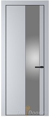 Дверь Profil Doors 19PA цвет Лайт Грей (RAL 870-01) стекло Lacobel Серебро Матлак цвет профиля Черный матовый RAL9005 Дверь Profil Doors 19PA цвет Лайт Грей (RAL 870-01) стекло Lacobel Серебро Матлак цвет профиля Черный матовый RAL9005