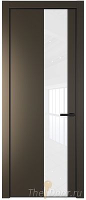 Дверь Profil Doors 19PA цвет Перламутр бронза стекло Lacobel лак Классик цвет профиля Черный матовый RAL9005 Дверь Profil Doors 19PA цвет Перламутр бронза стекло Lacobel лак Классик цвет профиля Черный матовый RAL9005