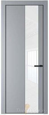 Дверь Profil Doors 19PA цвет Смоки (RAL 870-02) стекло Lacobel лак Классик цвет профиля Черный матовый RAL9005 Дверь Profil Doors 19PA цвет Смоки (RAL 870-02) стекло Lacobel лак Классик цвет профиля Черный матовый RAL9005