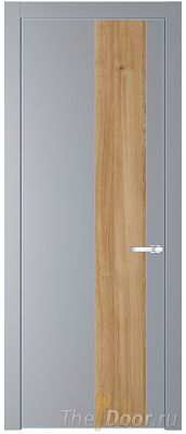 Дверь Profil Doors 19PA цвет Смоки (RAL 870-02) цвет профиля Серебро вставка Дуб Карамель Дверь Profil Doors 19PA цвет Смоки (RAL 870-02) цвет профиля Серебро вставка Дуб Карамель