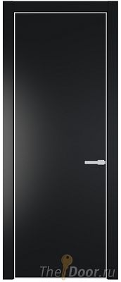 Дверь Profil Doors 1PA цвет Блэк цвет профиля Белый матовый RAL9003 Дверь Profil Doors 1PA цвет Блэк цвет профиля Белый матовый RAL9003